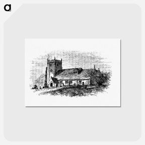 アートポストカード-Chipping Church from The Old-Church Clock
 - 大英図書館 Postcard.