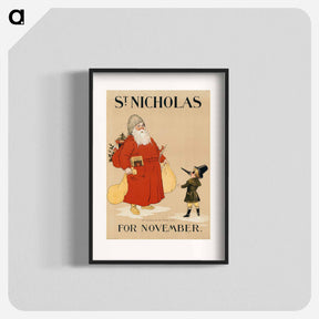 アートポスター-St. Nicholas for November
 - ボストン公共図書館 Poster.