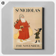 アートパネル-St. Nicholas for November
 - ボストン公共図書館 Canvas.