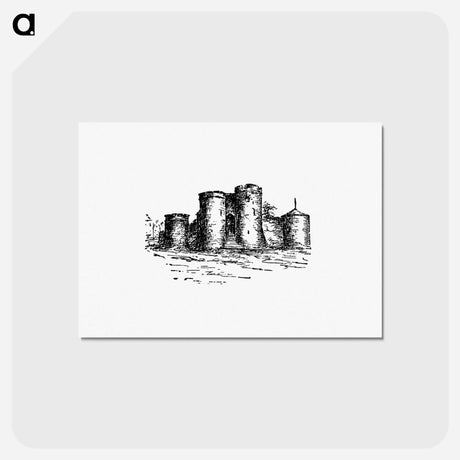 アートポストカード-King John's Castle from Here and There Through Ireland
 - 大英図書館 Postcard.