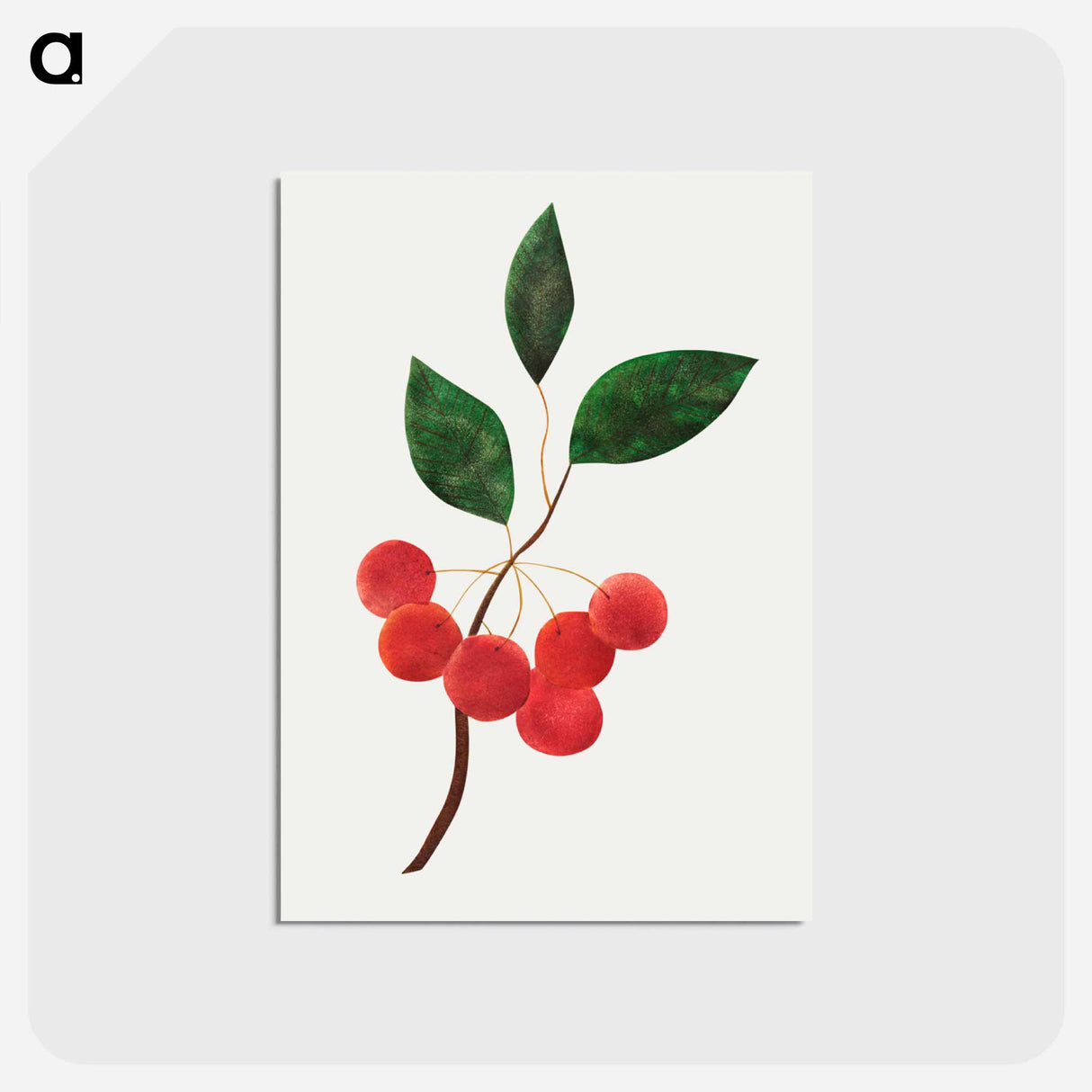 アートポストカード-Siberian Apple
 - クリーブランド美術館 Postcard.