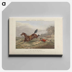 アートパネル-Fox Hunting: Fores's Hunting Casualties - A Rare sort for the Downs
 - イェール大学アートギャラリー Canvas.