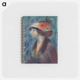 アートメモ帳-Girl with Flowered Hat
 - バーンズ・コレクション Memo.