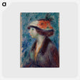 アートポストカード-Girl with Flowered Hat
 - バーンズ・コレクション Postcard.