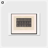 アートポストカード-Woman with Back Brace
 - エドワード マイブリッジ Postcard.