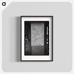 アートポスター-Commission Rates, Livestock Auction Barn
 - ラッセル リー Poster.