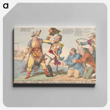 アートパネル-Buonaparte in Egypt - A Terrible Turk Preparing a Mummy, For a Present - To the Great Nation
 - イェール大学アートギャラリー Canvas.