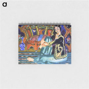 アートメモ帳-Seated Odalisque - アンリ マティス Memo.