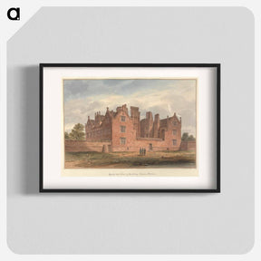 アートポスター-South West View of Eastbury House, Essex
 - イェール大学アートギャラリー Poster.