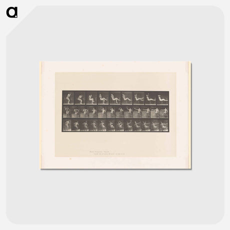 アートポストカード-Smoking Woman
 - エドワード マイブリッジ Postcard.