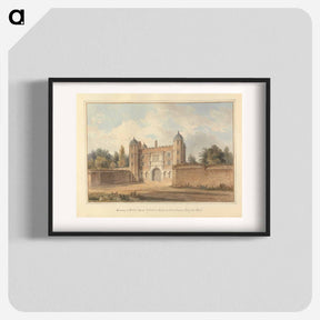 アートポスター-Gateway at Burton Agnes, Yorkshire, the Seat of Sir Francis Boynton Bart.
 - イェール大学アートギャラリー Poster.