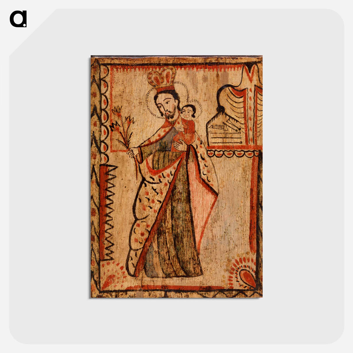 アートポストカード-Saint Joseph the Patriarch
 - バーンズ・コレクション Postcard.