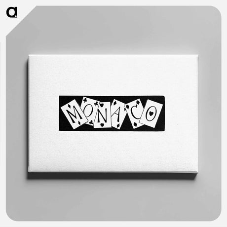 アートパネル-Monaco from The World: Round It and Over It
 - 大英図書館 Canvas.