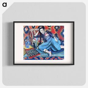 アートポスター-Odalisque with a Turkish Chair - アンリ マティス Poster.