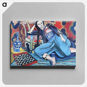 アートパネル-Odalisque with a Turkish Chair - アンリ マティス Canvas.