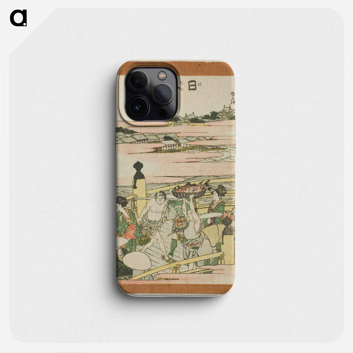 Nihonbashi - Katsushika Hokusai Phone Case.