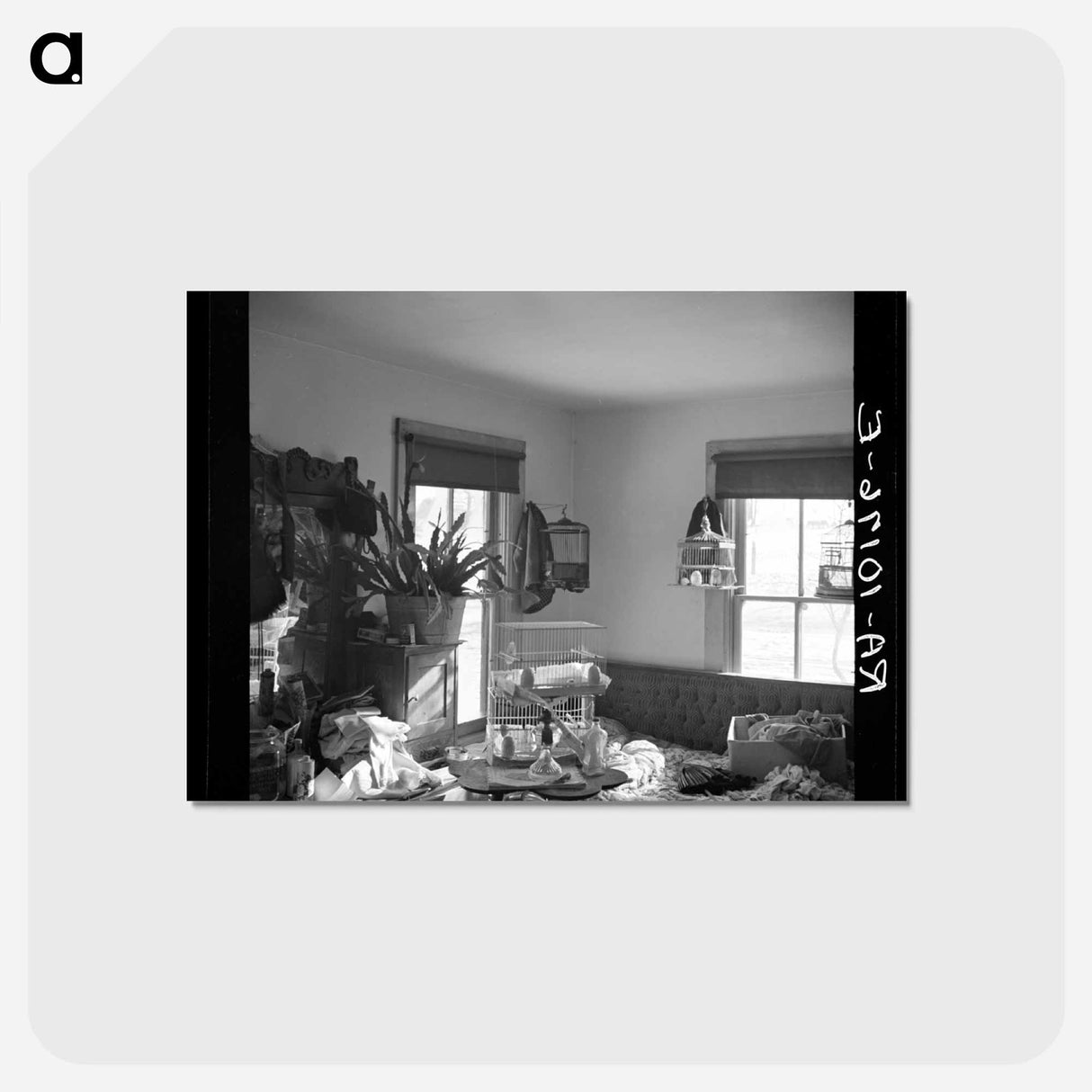 アートポストカード-Tenant Farmer's Home
 - ラッセル リー Postcard.