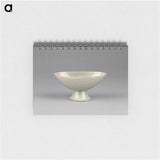 アートメモ帳-Footed Oval Cup
 - セントルイス美術館 Memo.