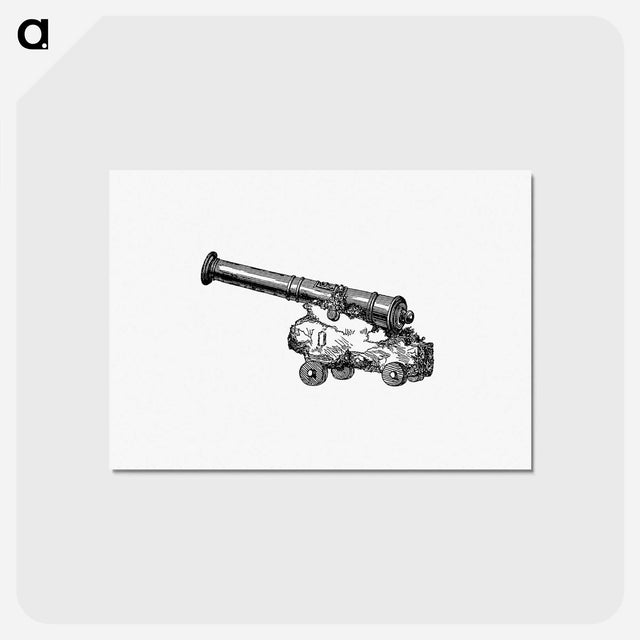 アートポストカード-Gun in the Tower
 - 大英図書館 Postcard.