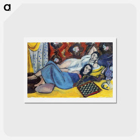 アートポストカード-Odalisques - アンリ マティス Postcard.
