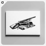 アートパネル-Gun from The Conquest of the Moon: a Story of the Bayouda
 - 大英図書館 Canvas.