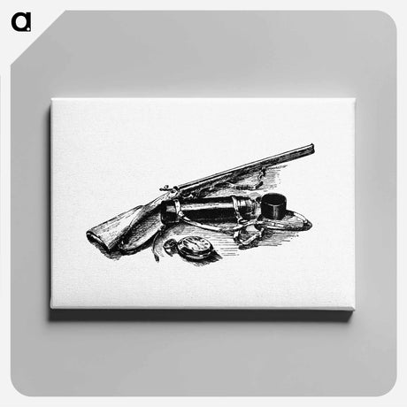 アートパネル-Gun from The Conquest of the Moon: a Story of the Bayouda
 - 大英図書館 Canvas.