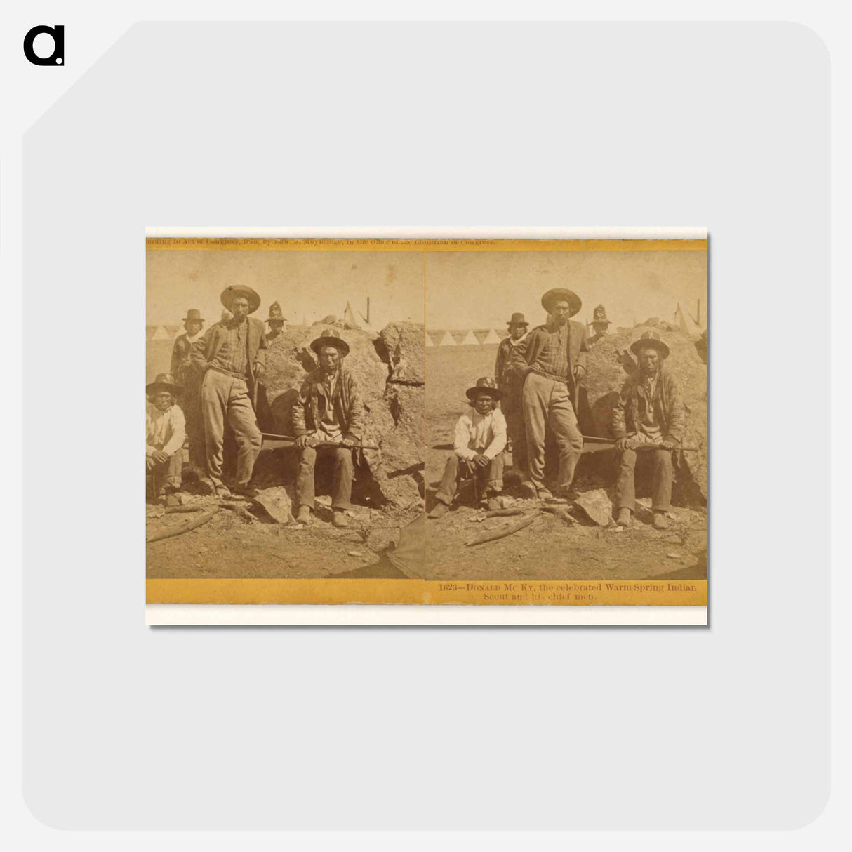 アートポストカード-Donald McKy and His Men
 - エドワード マイブリッジ Postcard.
