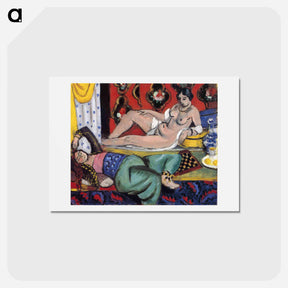 アートポストカード-Odalisques - アンリ マティス Postcard.
