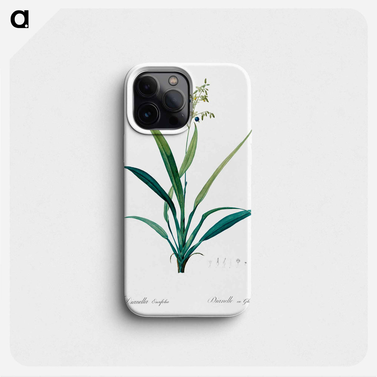 Flax lilies - ピエール ジョゼフ ルドゥーテ Phone Case.