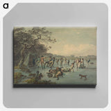 アートパネル-Skating in Hyde Park
 - イェール大学アートギャラリー Canvas.