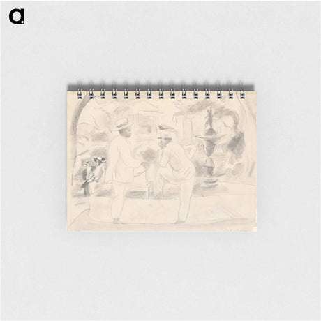 アートメモ帳-Two Men in the Park, Havana
 - バーンズ・コレクション Memo.