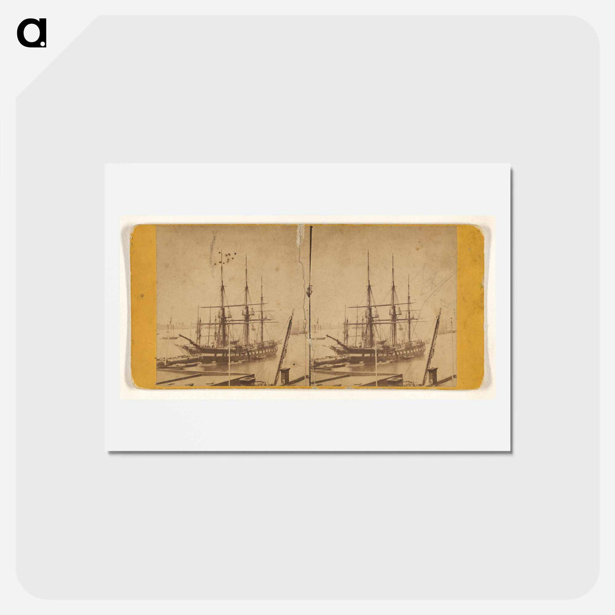アートポストカード-New York Harbor
 - エドワード マイブリッジ Postcard.