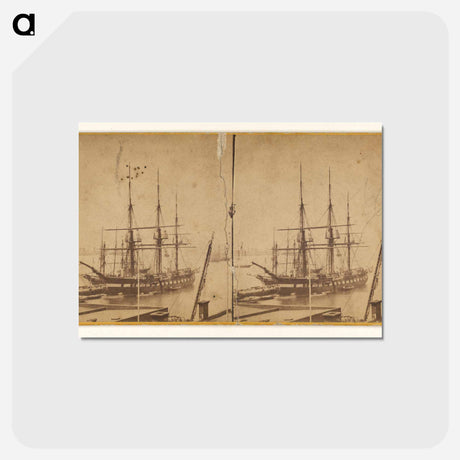 アートポストカード-New York Harbor
 - エドワード マイブリッジ Postcard.