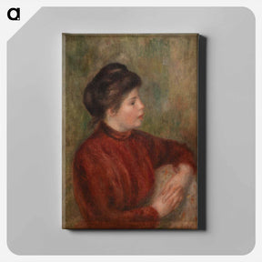 アートパネル-Woman Leaning on a Chair
 - バーンズ・コレクション Canvas.