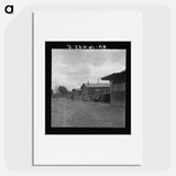 Slums of East El Centro, California - Dorothea Lange Poster.