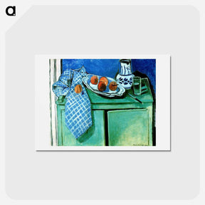 アートポストカード-Still Life with Green Sideboard - アンリ マティス Postcard.