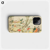 Thirty-six Immortal Women Poets - 葛飾 北斎 Phone Case.