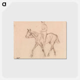 アートポストカード-Man on Horseback
 - バーンズ・コレクション Postcard.