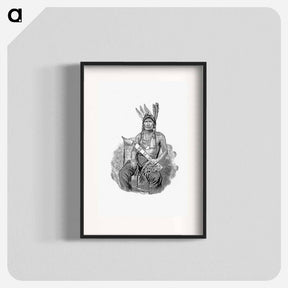 アートポスター-Native American Man, History of Benton County
 - 大英図書館 Poster.
