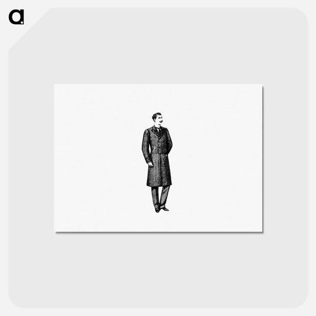 アートポストカード-Gentleman from Cook's Handbook For London, With Two Maps
 - 大英図書館 Postcard.