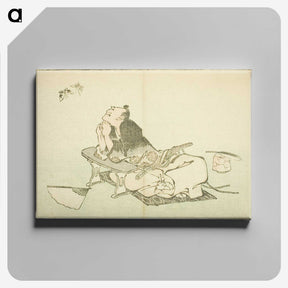 8-79_Katsushika-Hokusai_canvas