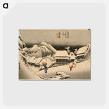 Evening Snow at Kanbara
 - 歌川 広重 Postcard.