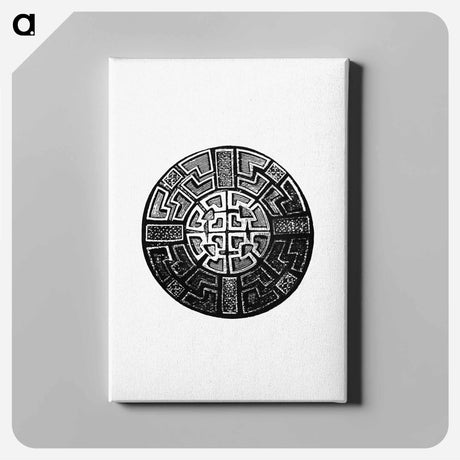 アートパネル-Shield from Illustrated Norway's History
 - 大英図書館 Canvas.