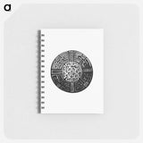 アートメモ帳-Shield from Illustrated Norway's History
 - 大英図書館 Memo.