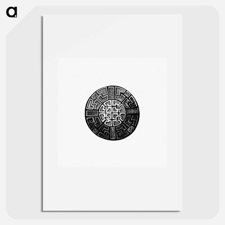 アートポスター-Shield from Illustrated Norway's History
 - 大英図書館 Poster.