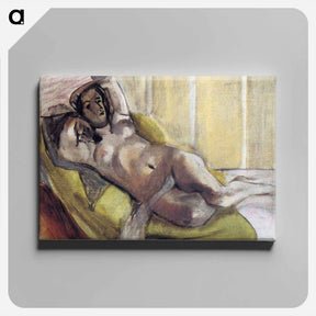 アートパネル-Nude Reclining on a Sofa - アンリ マティス Canvas.