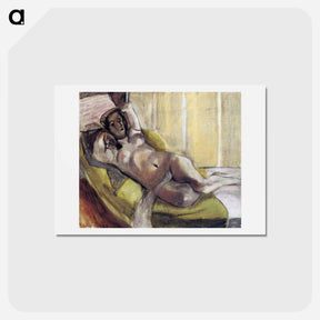 アートポストカード-Nude Reclining on a Sofa - アンリ マティス Postcard.
