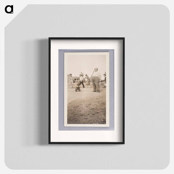 Baseball Game at Home Plate
 - セントルイス美術館 Poster.