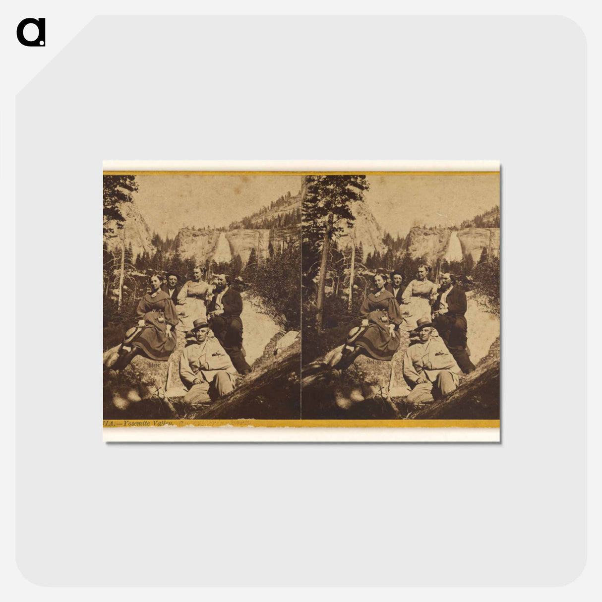 アートポストカード-Yosemite Valley
 - エドワード マイブリッジ Postcard.