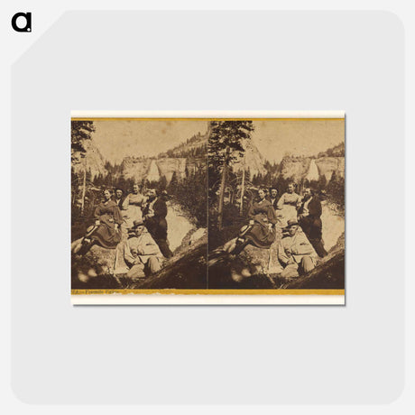 アートポストカード-Yosemite Valley
 - エドワード マイブリッジ Postcard.